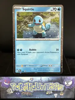 Pokemon Card Squirtle SVP 048 Black Star Promo Holo Rare Near Mint - Image 1