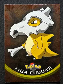 topps Pokemon TV Animation Edition Series 2 Foil #104 Cubone - Image 1