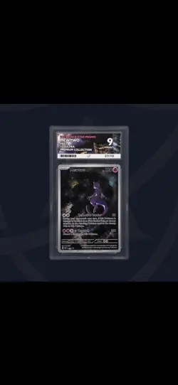 Pokemon TCG - Mewtwo SVP052 - Black Star Promo - 151 UPC - Graded - ACE 9 - Image 1