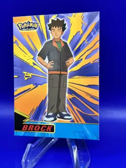 2003 Topps Pokemon Advanced Non Foil Card #4 Brock LP - Image 2