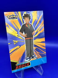 2003 Topps Pokemon Advanced Non Foil Card #4 Brock LP - Image 3