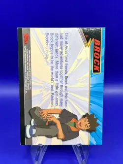 2003 Topps Pokemon Advanced Non Foil Card #4 Brock LP - Image 5