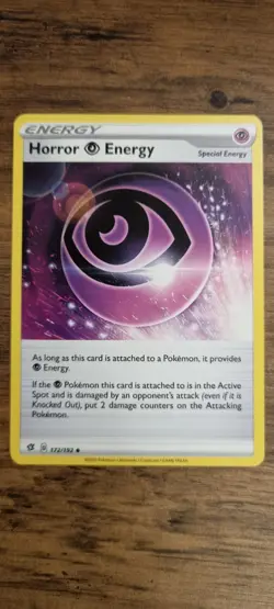 Horror Energy - Pokemon TCG - LP - Uncommon - Rebel Clash - Free UK P&P - Image 1