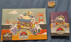 2016 Pokemon World Championships Purple Deck and Pin - Image 1