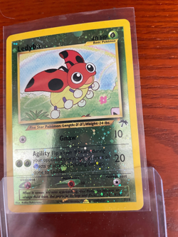 Pokemon Ledyba 7/18 Reverse Holofoil SINGLE USED EXCELLENT CONDITION SEE PHOTOS - Image 2