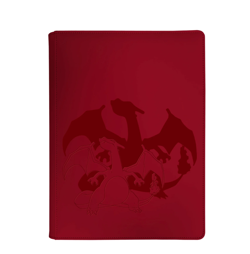 Ultra Pro Pokemon TCG Charizard 9 Pocket Leather Binder Red 360 Card Capacity ?? - Image 1