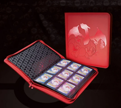 Ultra Pro Pokemon TCG Charizard 9 Pocket Leather Binder Red 360 Card Capacity ?? - Image 3
