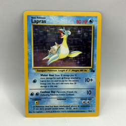 Pokemon TCG - Lapras 10/62 Holo Rare - WOTC Fossil Unlimited - VLP+ - Image 1