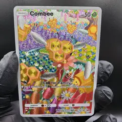 Pokemon Combee Pocket TCG Custom Made Fan Art Holo With Texture - Image 1