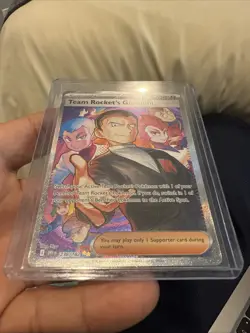 Pokemon TCG Trainer Team Rocket’s Giovanni 238/132 Secret Rare Near Mint - Image 3