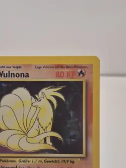 Pokemon TCG Ninetales Vulnona Holo Rare #12 Base Set 1999 Vintage - Image 2