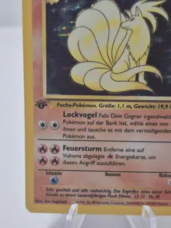 Pokemon TCG Ninetales Vulnona Holo Rare #12 Base Set 1999 Vintage - Image 4