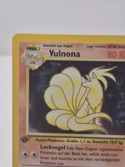 Pokemon TCG Ninetales Vulnona Holo Rare #12 Base Set 1999 Vintage - Image 5