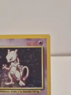 Pokemon Mewtwo Mewtu 1st Edition Holo Rare Card German 10/102 Base Set - Image 2