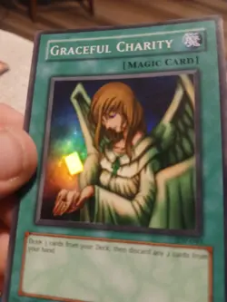 Yu-Gi-Oh Graceful Charity SDP-040 Unlimited Super Rare Holo - Image 1