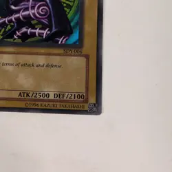 Yugioh TCG Dark Magician SDY-006 Ultra Rare Card LP - Image 5