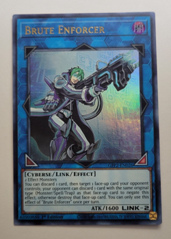 Yu-Gi-Oh Brute Enforcer Ultra Rare 1st Edition GFP2-EN026 - Image 1
