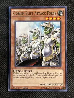 YuGiOh! - Goblin Elite Attack Force BP03-EN017 Rare 1st Edition Near Mint - Image 1