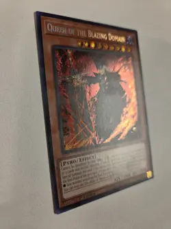 Queen of the Blazing Domain MP25-EN147 Prismatic Secret Rare Yugioh 1st Edition - Image 2