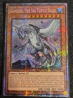 Yugioh Gameciel, the Sea Turtle Kaiju MP25-EN028 Starlight Edition 1st Ed NM - Image 1