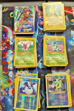 Pokemon Binder Collection Lot of cards Vintage older cards on up. Holo Rares + - Image 3