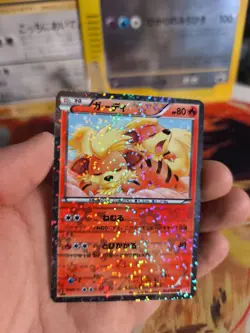 Pokemon Karte Card Holo Growlithe Fukano Shiny Collection 2013 japanese Exc - Image 2