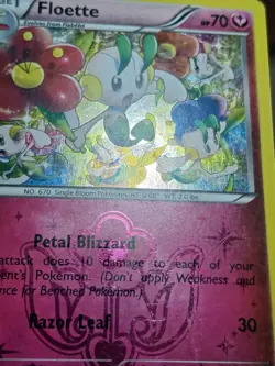HP Pokemon TCG Generations Radiant Collection Floette Holo Card RC18/RC32 - Image 3