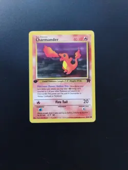 Charmander 50/82 1st Edition Team Rocket NM Vintage WOTC Pokemon Card - Image 1