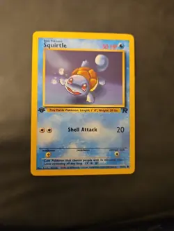1st Edition Squirtle 68/82 Team Rocket Set Rare Vintage Pokemon Card - Image 5