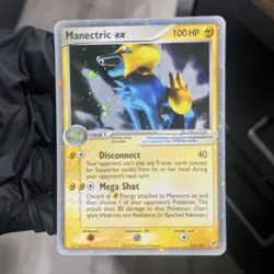 Pokemon Card Manectric EX 101/107 Ultra Rare Holo Deoxys Set - Image 3