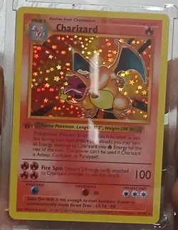 Pokemon Charizard 1st Edition DiY Base set 1 Placeholder Card NM+ - Image 5