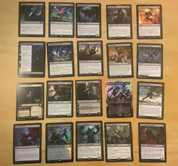 Magic The Gathering Lot Of 20 Black Cards Including Rares and Mythics NM - Image 1