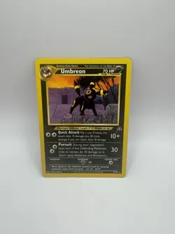 Umbreon 32/75 Neo Discovery Pokemon Card Regular Rare Moderately Played - Image 1