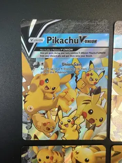 Pokemon TCG Pikachu V-Union Black Star Promo Complete Set of 4 SWSH Promo Cards - Image 2