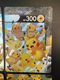 Pokemon TCG Pikachu V-Union Black Star Promo Complete Set of 4 SWSH Promo Cards - Image 3