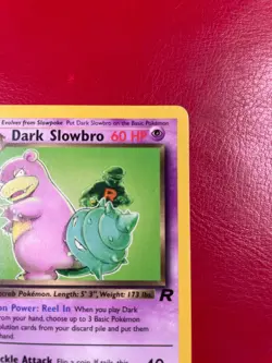 Dark Slowbro 29/82 Team Rocket Regular First Edition Pokemon Card - Image 4