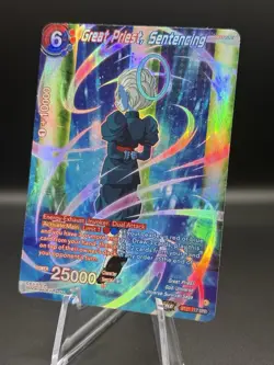 Great Priest, Sentencing (BT27-117) [History of Z] DBS SPR Dragonball Super Card - Image 1