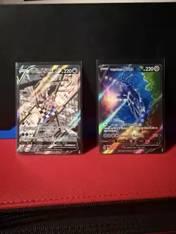 Origin Forme Dialga V and Origin Forme Palkia V Alt Art Pokemon Card Mint - Image 1