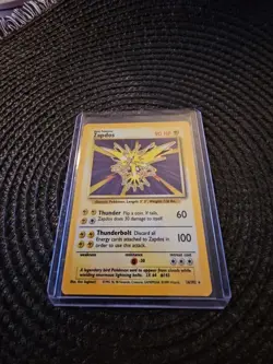Pokemon TCG Zapdos Holo Base Set 1999 Unlimited Rare Card 16/102 - Image 2