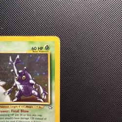 Pokemon TCG Heracross Neo Genesis Holo Card 6/111 Unlimited Rare - Image 4