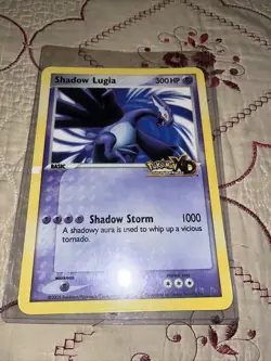 2005 Shadow Lugia Pokemon JUMBO Promo Pokemon Card - Lightly Damaged - Image 1