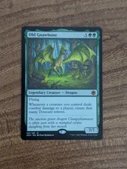 MTG Old Gnawbone Regular Card AFR-197 Near Mint Condition - Image 1