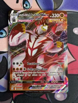 Single Strike Urshifu VMAX 086/163 Battle Styles Pokemon Mint Card - Image 1