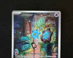 Pokemon Card TCG - Bronzor 170/162 - Temporal Forces - Illustration Rare - NM ? - Image 2