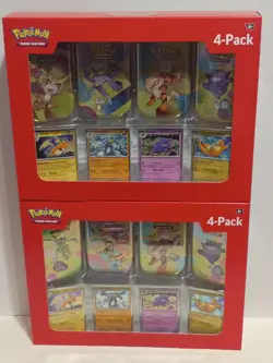 Pokemon 151 4 Mini Tins + 4Promo Cards Each SAMS CLUB 2 SETS *ALL 8 TINS* - Image 1
