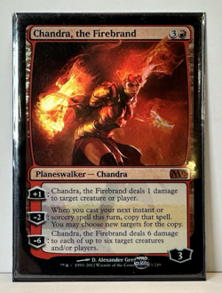 MTG FOIL Chandra, the Firebrand - Magic 2013 NM - Image 1