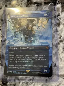 Snapcaster Mage (Borderless) (Chocobo Track Foil) Commander: Final Fantasy Foil - Image 3