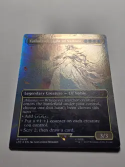 Galadriel, Light of Valinor (Borderless) Foil NM Commander Lord Of The Rings mtg - Image 2