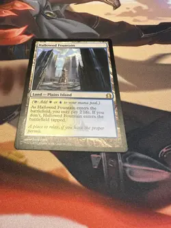 MTG - Magic The Gathering Return to Ravnica - Hallowed Fountain - Rare - LP/MP - Image 2