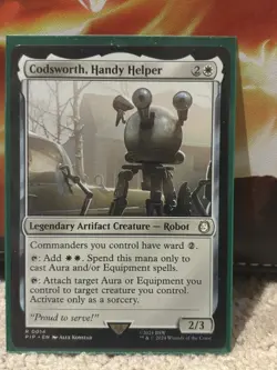 MTG Codsworth, Handy Helper - Fallout Commander #014 - Image 1